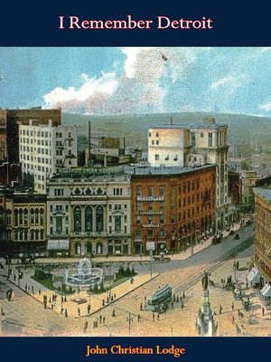 cover image of I Remember Detroit